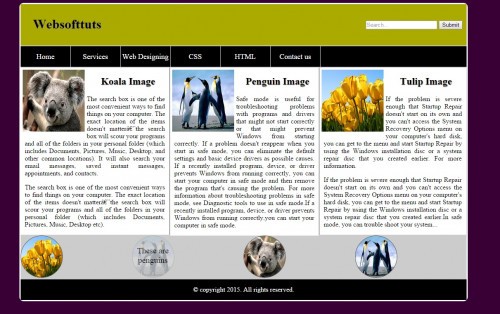 123 1 - Simple Web Template  - Free Source Code