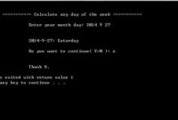 2 1 200x135 - How to Calculate Any Day of the Week? - Free Source Code