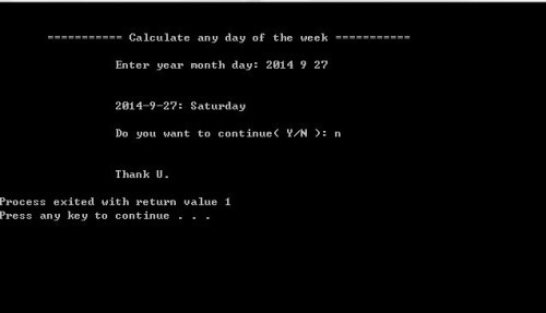 2 1 - How to Calculate Any Day of the Week? - Free Source Code
