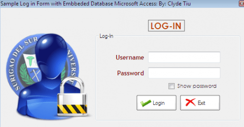 44 0 - Login Form Using Visual Basic 2010 with Embbeded database Microsoft Access Tutorial - Free Source Code