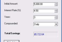 SavingsCalc 200x135 - Savings Calculator Version 1.0 - Free Source Code