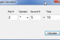 Simple Calculator 200x135 - Simple Calculator - Free Source Code