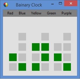 binary clock - Binary Clock - Free Source Code