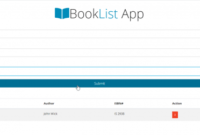 booklist app 200x135 - Booklist App Using JavaScript - Free Source Code