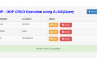 crud oop ajax 200x135 - PHP - OOP CRUD Operation using AJAX/jQuery - Free Source Code