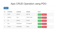 crud pdo ajax 200x135 - Ajax CRUD Operation using PDO with Bootstrap/Modal - Free Source Code