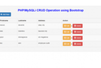 crud ss 0 200x135 - PHP/MySQLi CRUD Operation with Bootstrap/Modal - Free Source Code