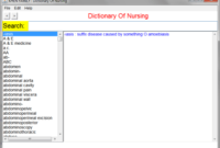 dictionary of nursing 200x135 - Dictionary of Nursing  - Free Source Code