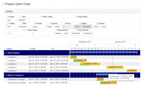 image 3 - Project Monitoring Using Angular-Gantt Chart - Free Source Code