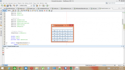 javacalulator - Simple Calculator using Java (Swing) - Free Source Code
