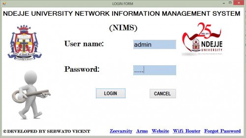 login 1 - Network Information Management System - Free Source Code