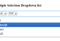 multiple selection dropdown list 200x135 - Multiple Selection in Dropdown list - Free Source Code