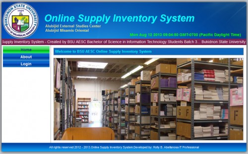 osis - PHP Online Supply Inventory System PHP/MYSQL Source Code