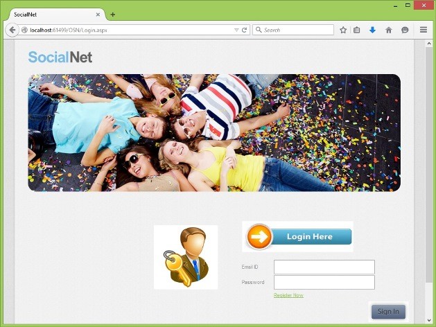 osnHome2 - Online Social Networking website in Asp.Net