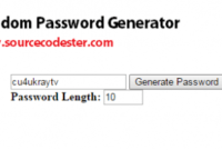 passgen 200x135 - Random Password Generator using Javascript - Free Source Code
