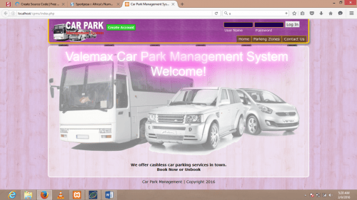 picture2 - PHP Car Park Management System Project PHP/MYSQL Source Code