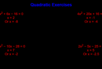 quadratic 200x135 - Quadratic Equation Auto Generation Exercise with Answers for Student's practice - Free Source Code