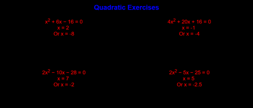 quadratic - Quadratic Equation Auto Generation Exercise with Answers for Student's practice - Free Source Code