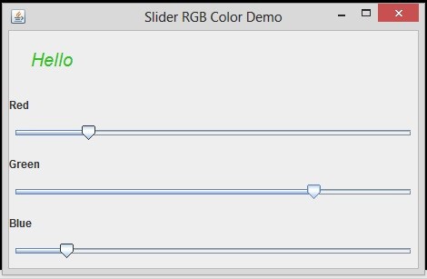 rgb - SliderRGBDemo - Free Source Code