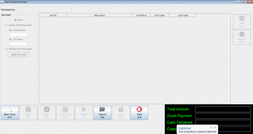 screenshot 1 1 - POS with Admin (JAVA) - Free Source Code