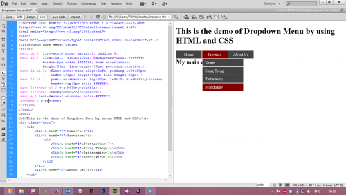 screenshot 2014 03 16 09.30.06 - Simple Code for Dropdown Menu by using HTML & CSS - Free Source Code
