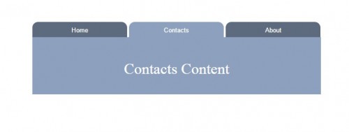 screenshot 83 - Tab Control in CSS - Free Source Code