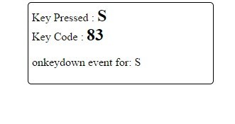 screenshot 85 - Pick Up Keyboard Input in Javascript - Free Source Code