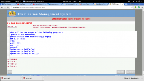 screenshot from 2016 05 28 11 47 12 - PHP Online Examination Management System Project PHP/MYSQL Source Code