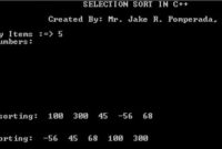 select 200x135 - Selection Sort Version 1.0 - Free Source Code