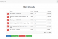 shopping cart 200x135 - Simple Shopping Cart using Session in PHP - Free Source Code