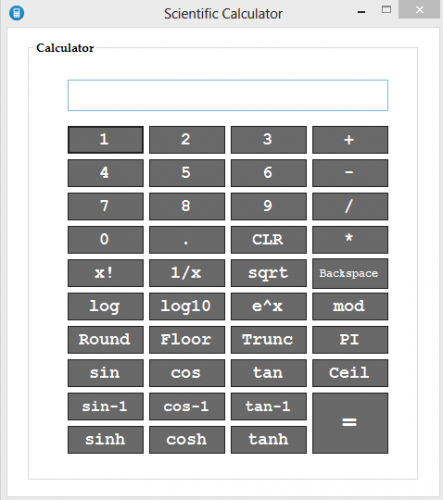 snapshot 5 1 - Scientific Calculator  - Free Source Code