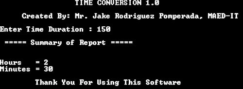 time - Time Conversion  - Free Source Code