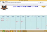 timetable 0 200x135 - Web-Based Time Table Scheduling System for Tertiary Institution - Free Source Code