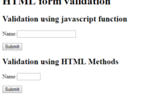 validation 200x135 - HTML Form Elements Validation Using JavaScript and DOM Method - Free Source Code