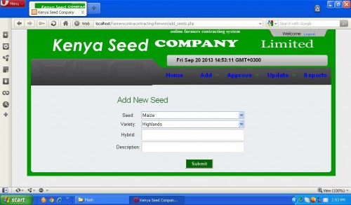 printscreen 0 - PHP Farmers Contracting System using PHP/MYSQL Source Code