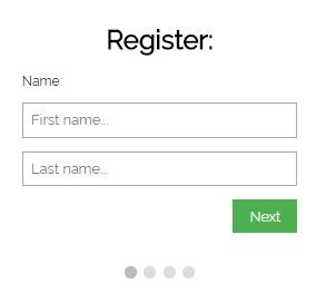 1 - Create a Form With Multiple Steps