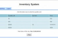 inventoryscreenshot 200x135 - PHP Simple Inventory System PHP/MySQL Source Code