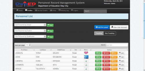new picture 2 - PHP Record Management System PHP/MYSQL Source Code