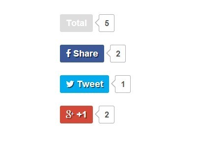 Easy Social Share Buttons with Counters Using jQuery easyShare - Download Easy Social Share Buttons with Counters Using jQuery - easyShare