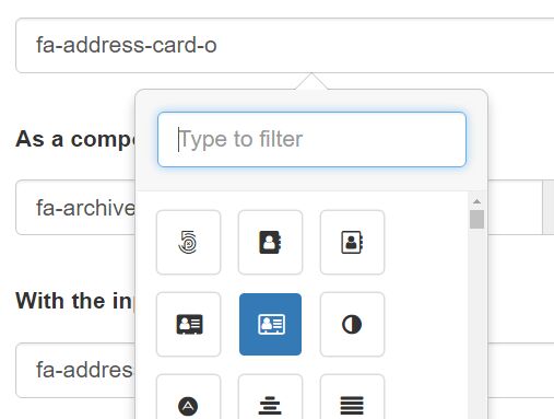 Simple FontAwesome Icon Picker Plugin Bootstrap - Download Simple FontAwesome Icon Picker Plugin For Bootstrap