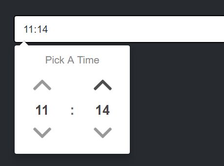Time Selection Popover jQuery Timepicker - Download Tiny Time Selection Popover Plugin With jQuery - Timepicker.js