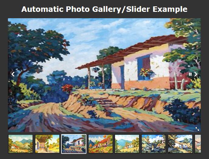 automatic photo gallery slider - Download Beautiful Automatic Photo Gallery/Slider With jQuery