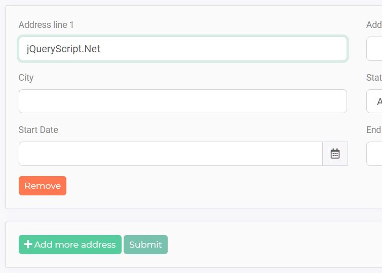 clone field increment id - Free Download Clone Form Fields And Increment ID - jQuery cloneData.js