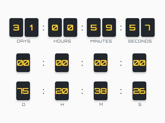 psg countdown timer - Download Countdown From A Date To Another Date - jQuery PsgTimer