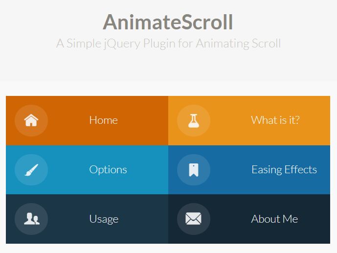 smooth scroll animatescroll - Download Smooth Scroll With Configurable Speed, Easing And Offset - animateScroll.js