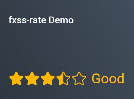 star rating fxss - Download Simple Customizable Star Rating System - jQuery fxss-rate