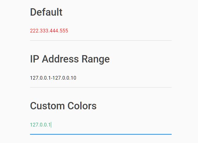 validate ip address input - Free Download Validate IP Address In Input Field - jQuery IpInput