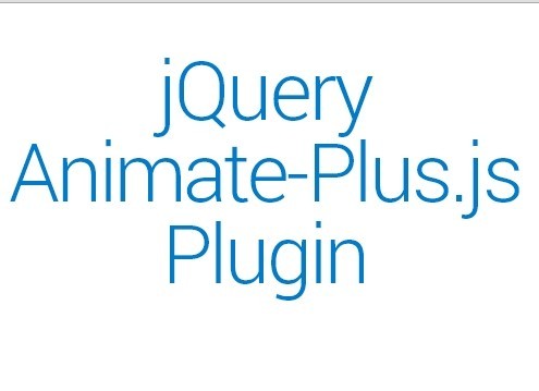 Animate Html Elements with jQuery animate css Animate Plus js - Download Animate Html Elements with jQuery and animate.css - Animate-Plus.js