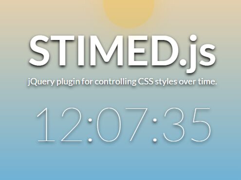 Change CSS Styles On Time Update STIMED js - Download jQuery Plugin To Change CSS Styles On Time Update - STIMED.js