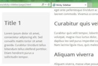 Creating A Fixed Position Sidebar With jQuery Sticky Sidebar Plugin 200x135 - Free Download Creating A Fixed Position Sidebar With jQuery Sticky Sidebar Plugin